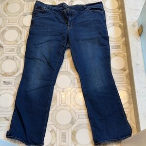 Discontinued Old Navy Dark Blue Women's kicker Boot Cut Jeans